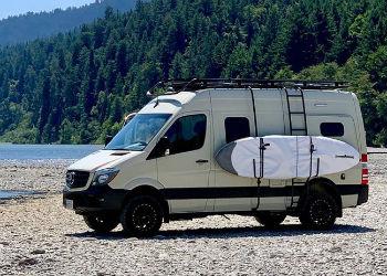 Aluminess Surf Pole for Sprinter Van