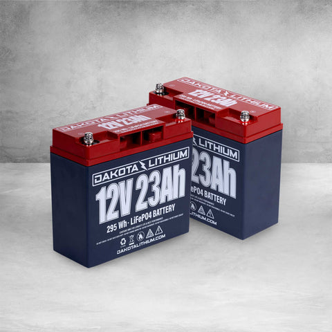Dakota Lithium 12V 23Ah Battery Twin Pack