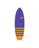 Progressive 5’6” Soft Top Fish Surfboard w/FCS Fins and Leash
