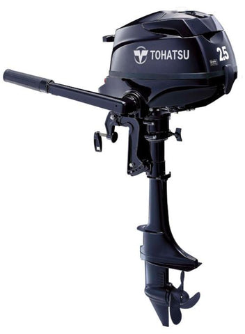 Tohatsu 2.5 HP MFS2.5BS Outboard Motor 15" Shortshaft