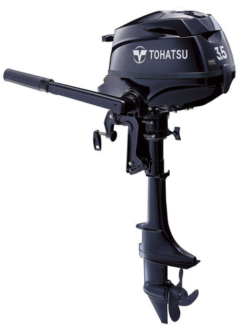 Tohatsu 3.5 HP MFS3.5BS Outboard Motor 15" Shortshaft