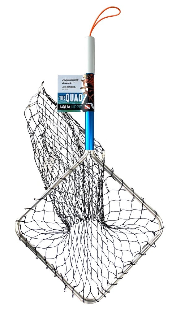 aqua net fishing Aqua Hippie Quad Lobster Net – SUP & Skiff Outfitters