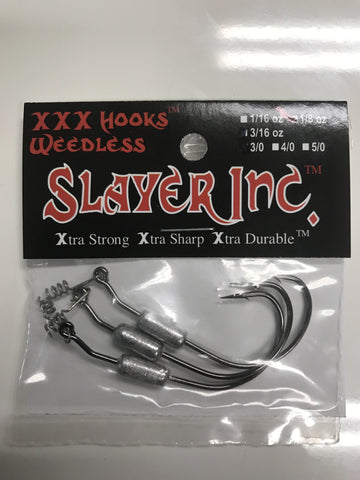 Slayer Inc weighted 1/8 oz 3.0 Hook
