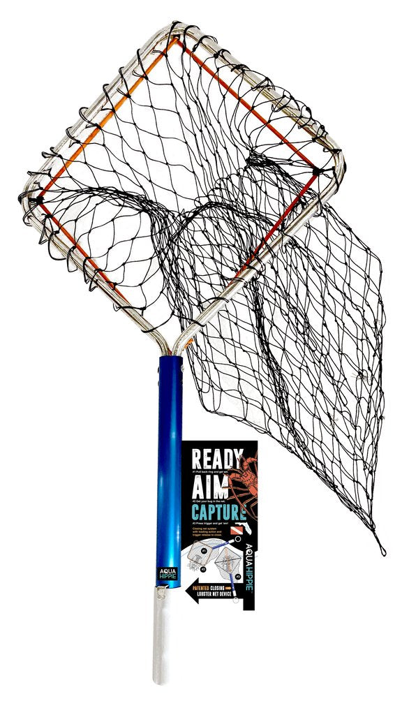 aqua net fishing Aqua Hippie The Quad Capture Lobster Net – SUP & Skiff Outfitters